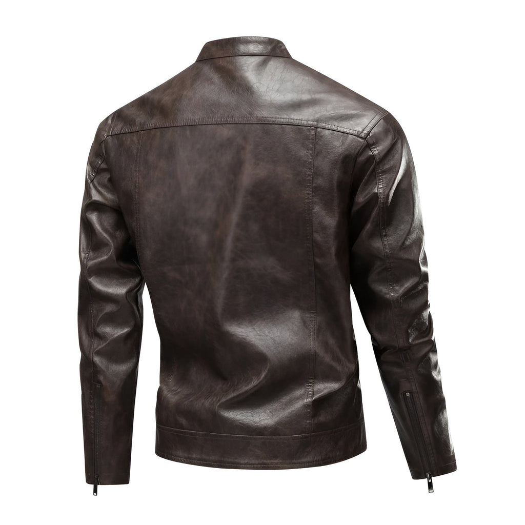Ethan™ | מעיל עור בסגנון טייס אמריקאי