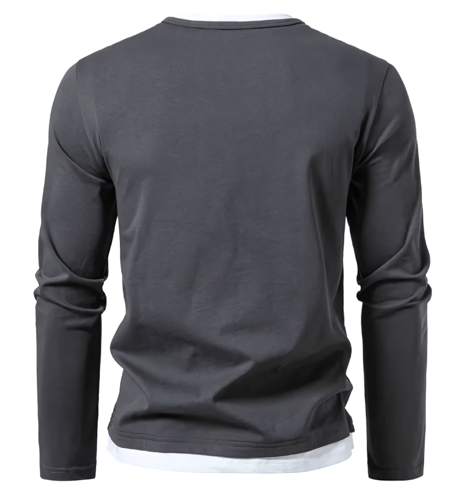 אלווין | חולצת טי פאמוק ארוכה באיכות פרימיום