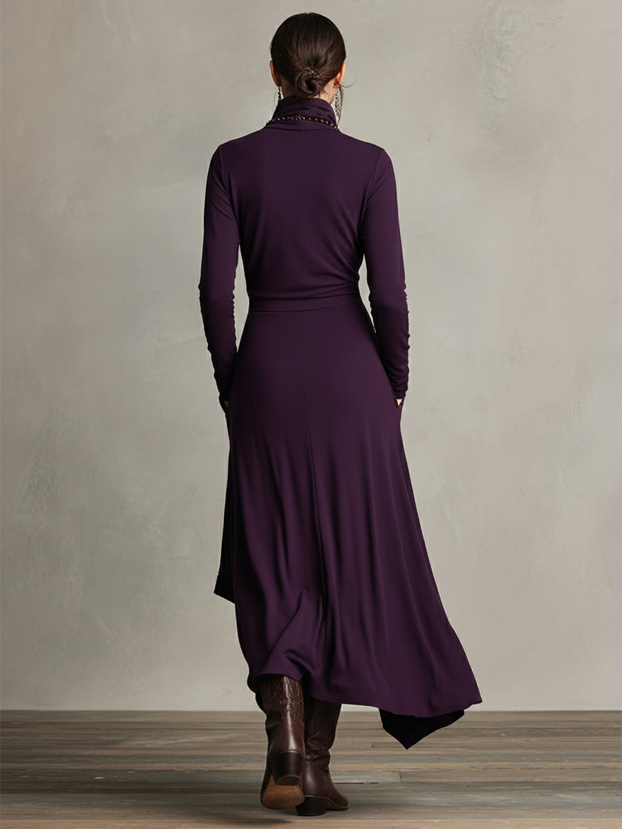 נטלי | שמלת דרפלי אלגנטית